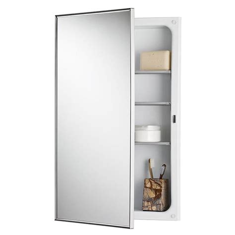 recessed stainless steel medicine cabinet 26 x 32|extra deep recessed medicine cabinet.